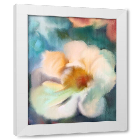 Bloomed 1 White Modern Wood Framed Art Print by Kimberly, Allen