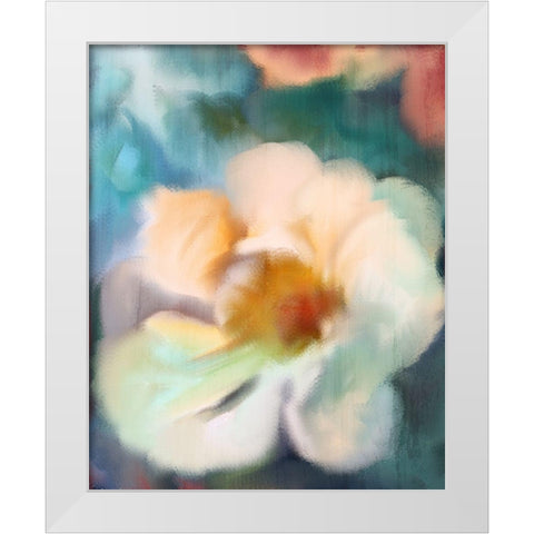 Bloomed 1 White Modern Wood Framed Art Print by Kimberly, Allen