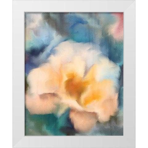 Bloomed 2 White Modern Wood Framed Art Print by Kimberly, Allen