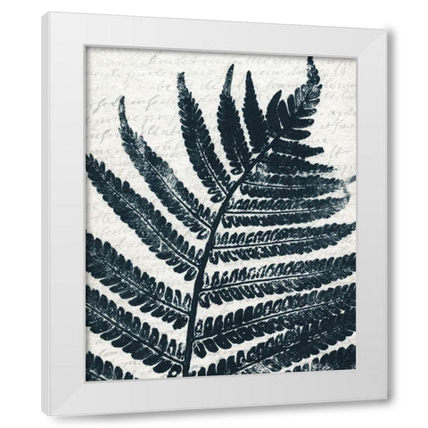 Pressed Leaf 2 White Modern Wood Framed Art Print by Kimberly, Allen