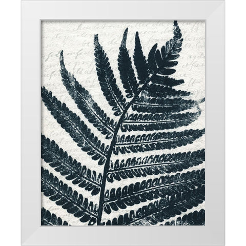 Pressed Leaf 2 White Modern Wood Framed Art Print by Kimberly, Allen