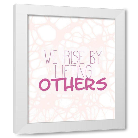 Always Kind 2 White Modern Wood Framed Art Print by Kimberly, Allen