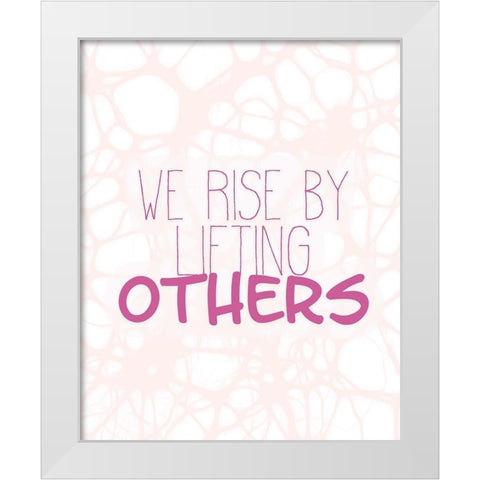 Always Kind 2 White Modern Wood Framed Art Print by Kimberly, Allen