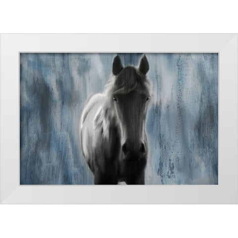 Beauty White Modern Wood Framed Art Print by Kimberly, Allen