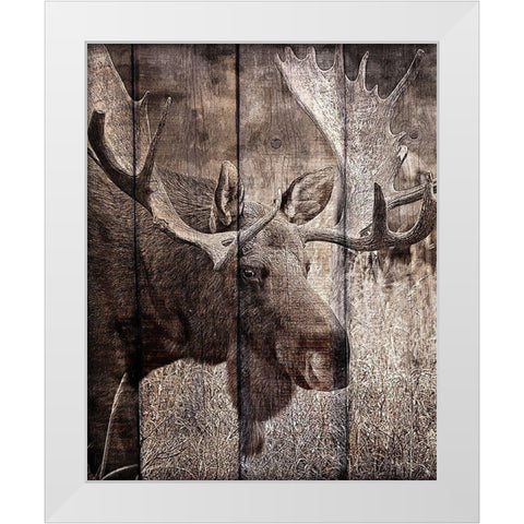 Into the Woods 1 White Modern Wood Framed Art Print by Kimberly, Allen