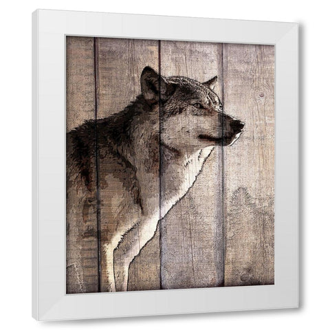 Into the Woods 2 White Modern Wood Framed Art Print by Kimberly, Allen