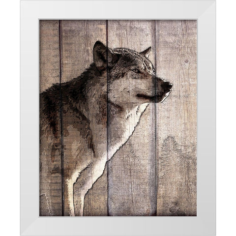 Into the Woods 2 White Modern Wood Framed Art Print by Kimberly, Allen