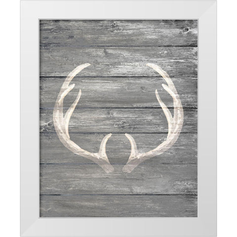 Rack 1 White Modern Wood Framed Art Print by Kimberly, Allen