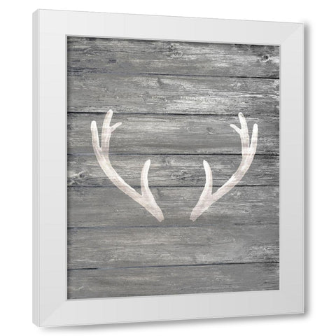 Rack 2 White Modern Wood Framed Art Print by Kimberly, Allen