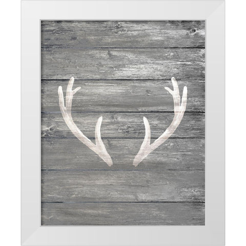 Rack 2 White Modern Wood Framed Art Print by Kimberly, Allen