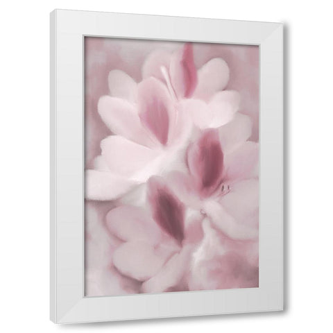 Blush Orchid White Modern Wood Framed Art Print by Kimberly, Allen