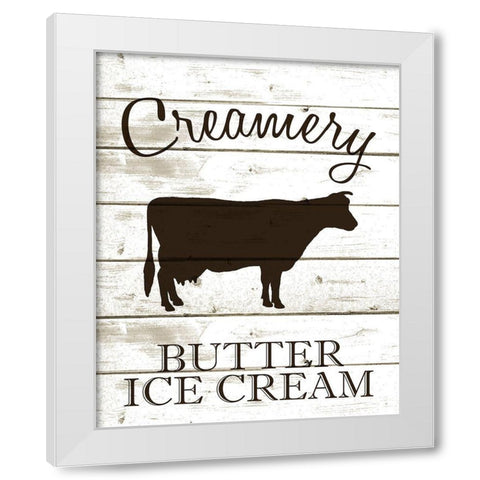 Farmers Market 1 White Modern Wood Framed Art Print by Kimberly, Allen