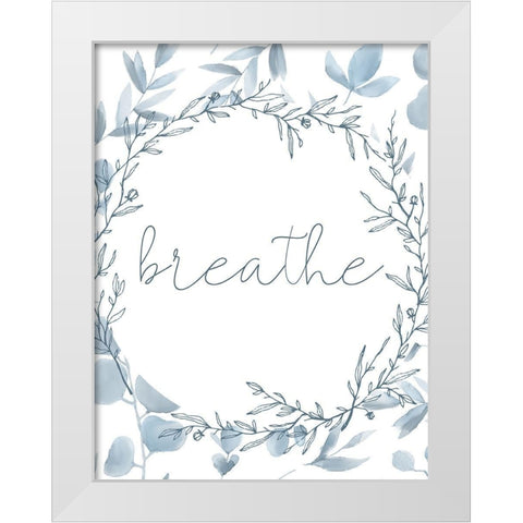 Relax 2 White Modern Wood Framed Art Print by Kimberly, Allen