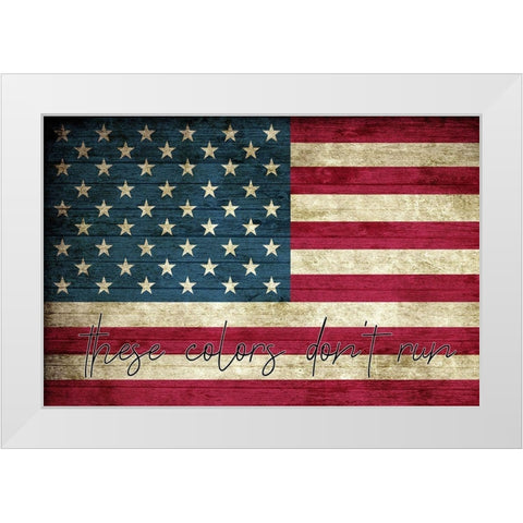 These Colors White Modern Wood Framed Art Print by Kimberly, Allen