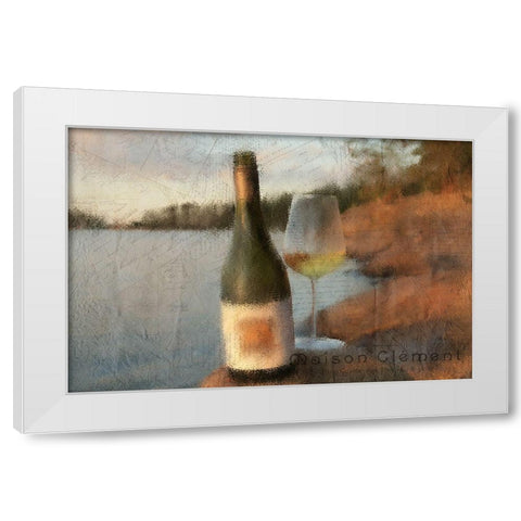 Maison Clement White Modern Wood Framed Art Print by Kimberly, Allen