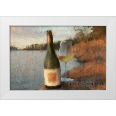 Maison Clement White Modern Wood Framed Art Print by Kimberly, Allen