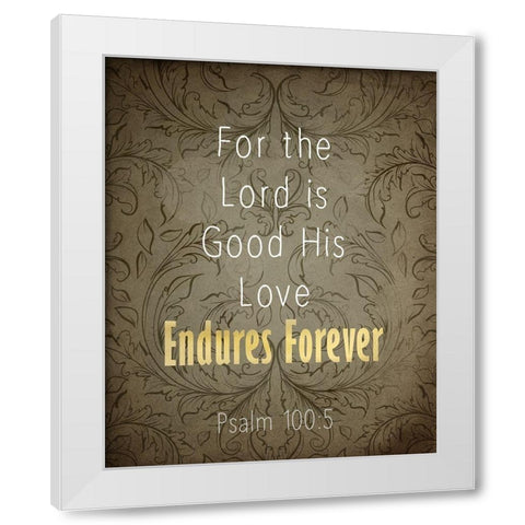 Psalms 2 White Modern Wood Framed Art Print by Kimberly, Allen