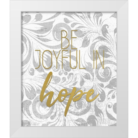 Kneel 2 White Modern Wood Framed Art Print by Kimberly, Allen