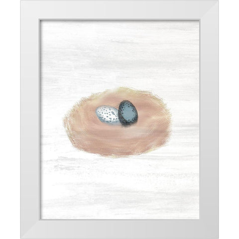 Nested 2 White Modern Wood Framed Art Print by Kimberly, Allen