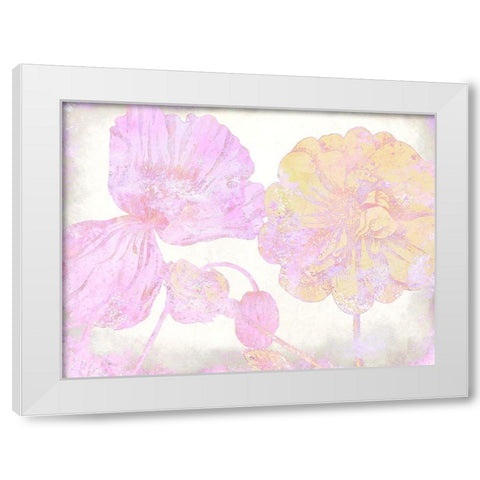 Colorful Spring 5 White Modern Wood Framed Art Print by Kimberly, Allen