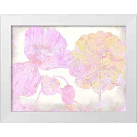 Colorful Spring 5 White Modern Wood Framed Art Print by Kimberly, Allen