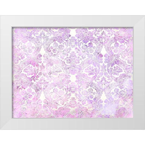 Colorful Spring 8 White Modern Wood Framed Art Print by Kimberly, Allen