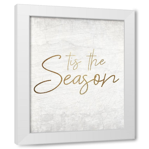 Christmas Luxe 3 White Modern Wood Framed Art Print by Kimberly, Allen