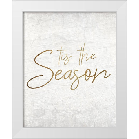 Christmas Luxe 3 White Modern Wood Framed Art Print by Kimberly, Allen