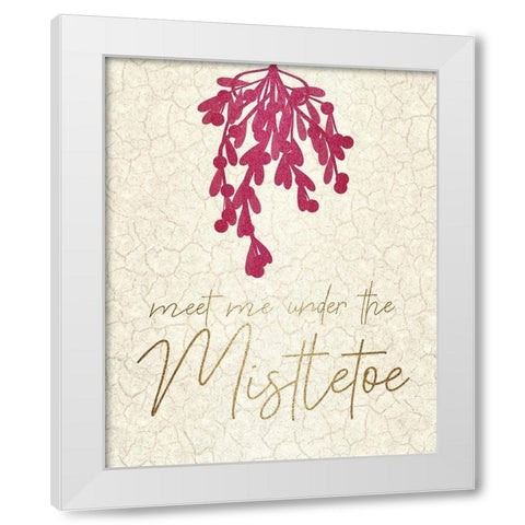 Christmas Luxe 6 White Modern Wood Framed Art Print by Kimberly, Allen