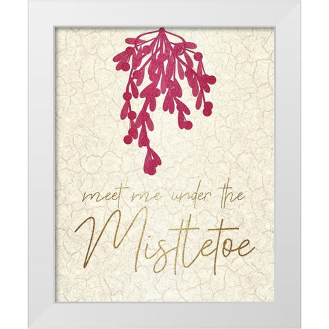 Christmas Luxe 6 White Modern Wood Framed Art Print by Kimberly, Allen