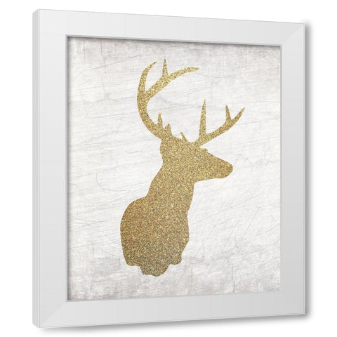 Christmas Luxe 9 White Modern Wood Framed Art Print by Kimberly, Allen