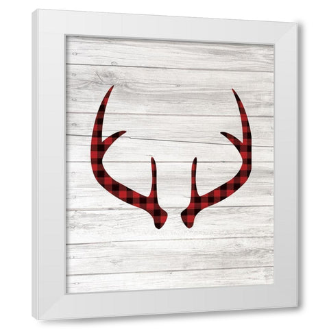 Farmhouse Christmas 7 White Modern Wood Framed Art Print by Kimberly, Allen