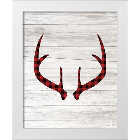 Farmhouse Christmas 7 White Modern Wood Framed Art Print by Kimberly, Allen