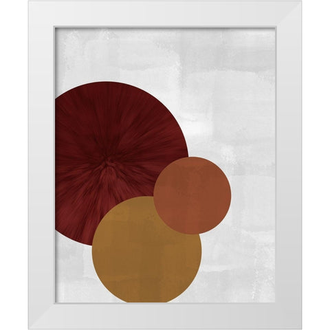 Three of a Kind 1 White Modern Wood Framed Art Print by Kimberly, Allen