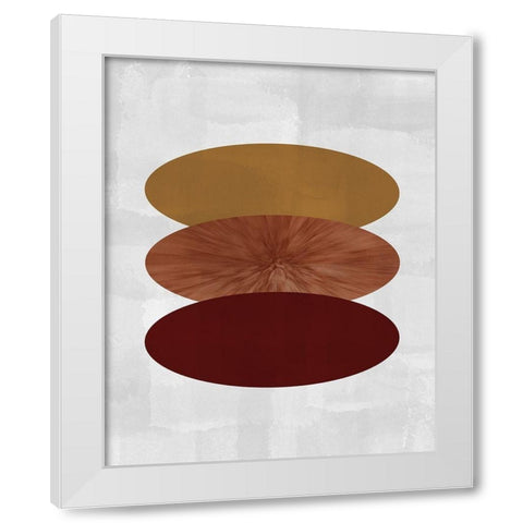 Three of a Kind 2 White Modern Wood Framed Art Print by Kimberly, Allen