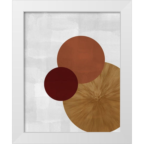 Three of a Kind 3 White Modern Wood Framed Art Print by Kimberly, Allen