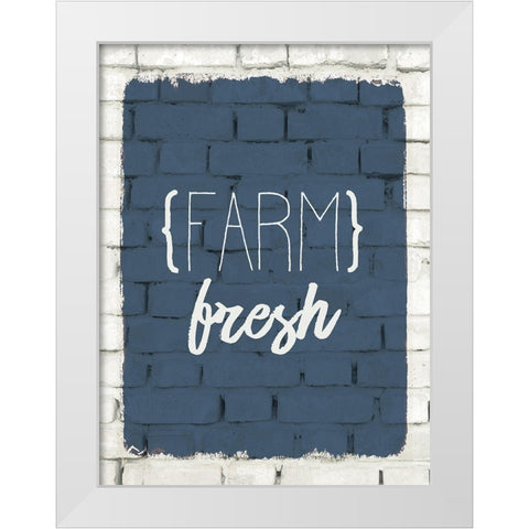 Farm Life 3 White Modern Wood Framed Art Print by Kimberly, Allen