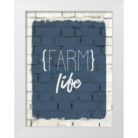 Farm Life 9 White Modern Wood Framed Art Print by Kimberly, Allen