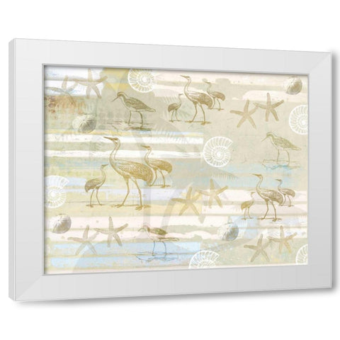 Coastal Dreams White Modern Wood Framed Art Print by Allen, Kimberly