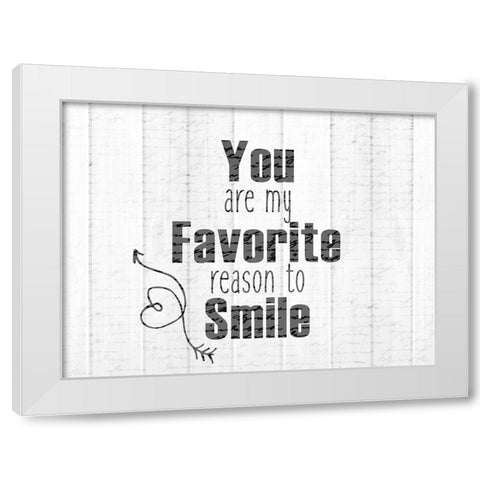 Our Love 2 White Modern Wood Framed Art Print by Kimberly, Allen