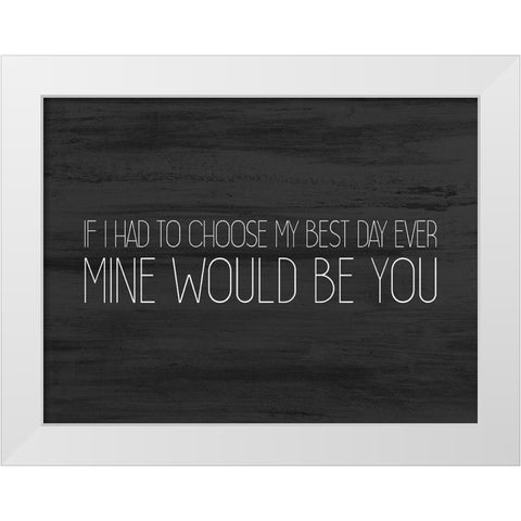 Love Always 3 v2 White Modern Wood Framed Art Print by Kimberly, Allen