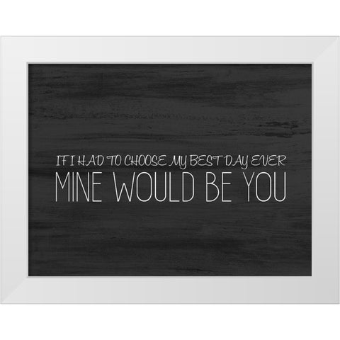 Love Always 3 White Modern Wood Framed Art Print by Kimberly, Allen