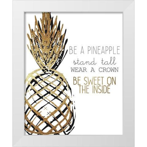 Be Sweet White Modern Wood Framed Art Print by Kimberly, Allen