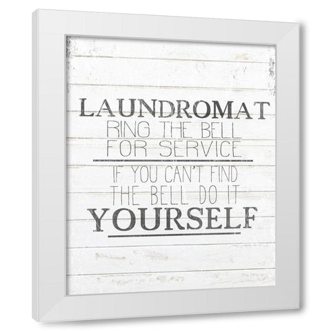 Do It Yourself White Modern Wood Framed Art Print by Kimberly, Allen
