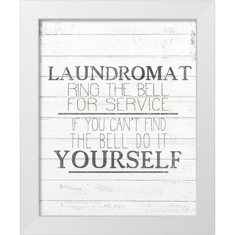Do It Yourself White Modern Wood Framed Art Print by Kimberly, Allen