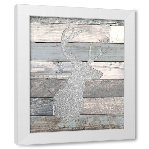 Silhouette White Modern Wood Framed Art Print by Kimberly, Allen