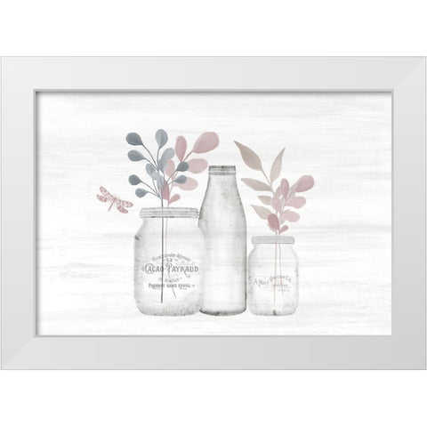 Wildflower Hope 1 White Modern Wood Framed Art Print by Kimberly, Allen