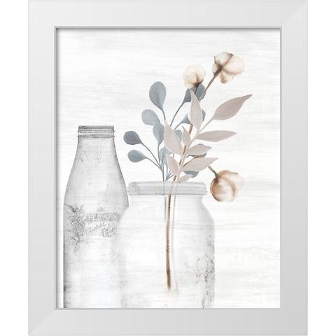 Wildflower Hope 3 White Modern Wood Framed Art Print by Kimberly, Allen