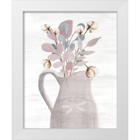 Wildflower Hope 9 White Modern Wood Framed Art Print by Kimberly, Allen