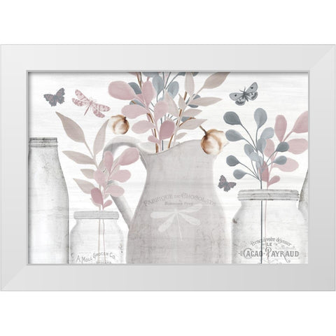 Wildflower Hope 10 White Modern Wood Framed Art Print by Kimberly, Allen